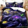 Neues 3D-Druck Anime Morddrohnen Bettwäsche-Set Schlafzimmer Weiche Moderne Tagesdecken Bequeme Bettbezüge Steppdeckenbezüge Und Kissenbezüge
