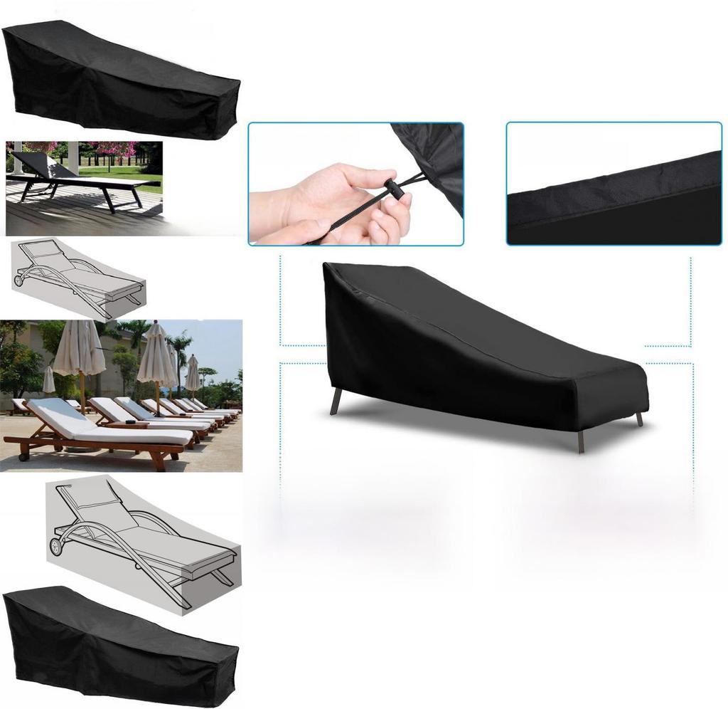 Schwarze Polyester Liegenabdeckung mit staubdichten und wasserdichten Eigenschaften