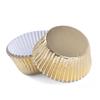 100pc cupcake paper cups gold/silver/Red Foil paper cupcake liner holder muffin baking cup cake case wrapper Aluminum Foil Metal