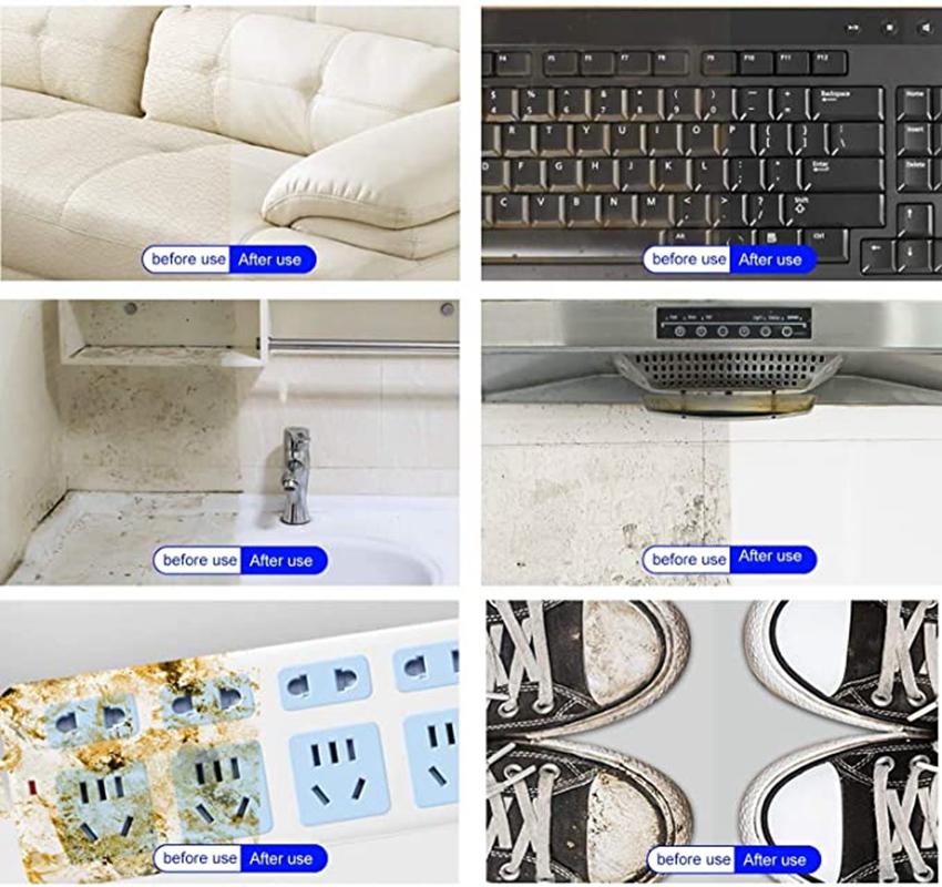 20/50/100 Stück weißer Nano-Reinigungsschwamm, magischer Schuh, magische Dekontamination, Küchenbürste, Geschirrspülen, magisches Wischen