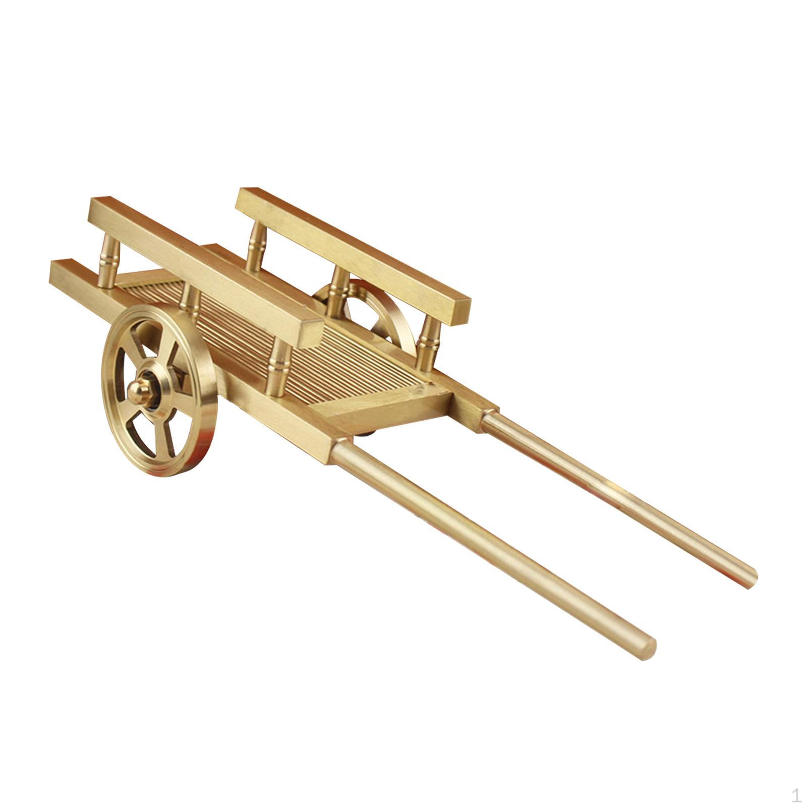 Trolley Ornament, Brass Sculpture, Collection, Crafts Decorative Creative Statue