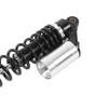 Pair 340mm Motorcycle Shock Absorber Rear Suspension Spring Universal for ATV SUVBlack Silver