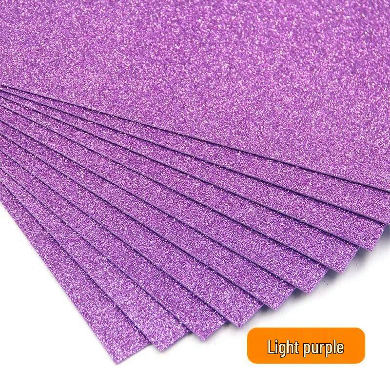 Glitter Self-Adhesive Foam Craft Paper for Kids
