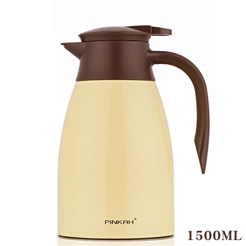 Pinjiajia Stainless Steel Insulated Thermos Flask: Large Capacity for Home or Office