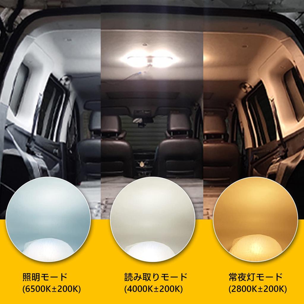 GZRUICA Room Camper Interior Cargo Universal Interior Lighting for Small Marker Tent and Work 2835 White Screw 1 Piece Warm DC12V-24V 120-LED Lamp,