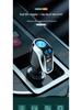 Fast Charging Car Cigarette Lighter Adapter: 1-to-3 Converter with 2 USB Ports