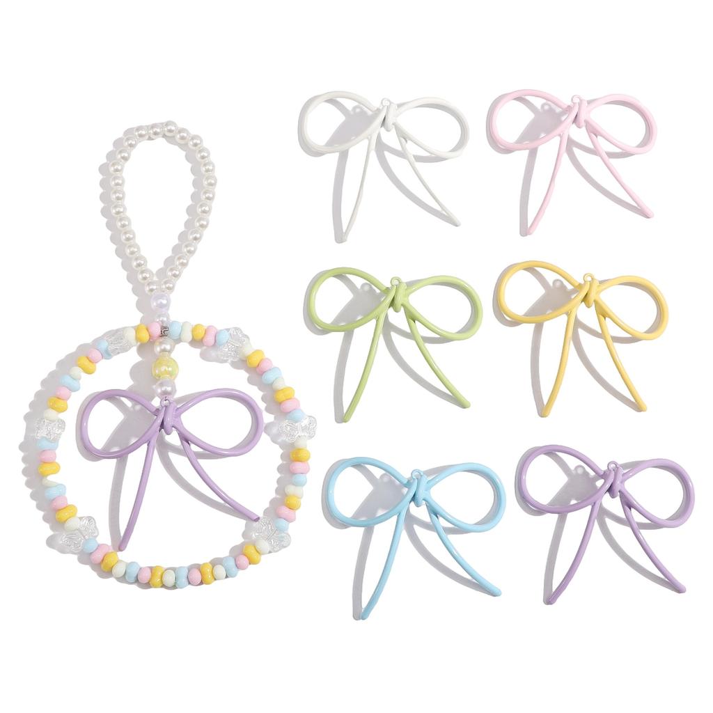 Alloy Bow Accessories Charms Pendant For Jewelry Making DIY Earring Necklace Bracelet