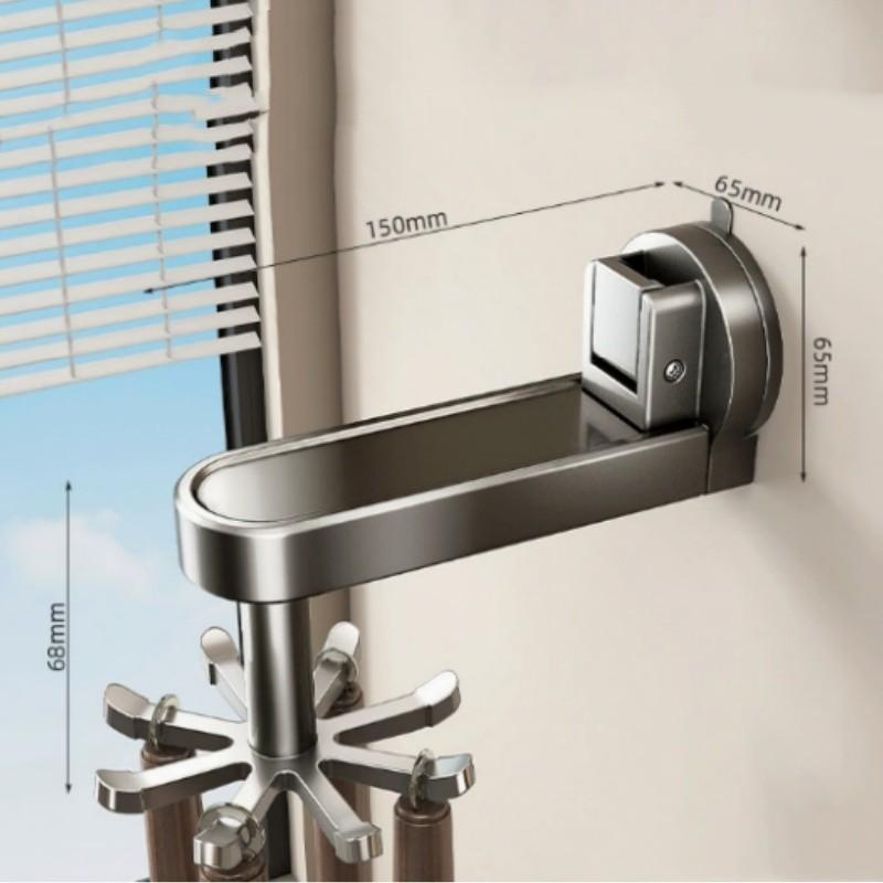 Aluminum Wall Mount Kitchen Hooks With Strong Suction For Utensil Storage