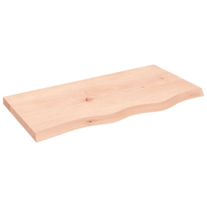 VidaXL Table Top 80x40x4 Cm Solid Untreated Oak Wood 3156291