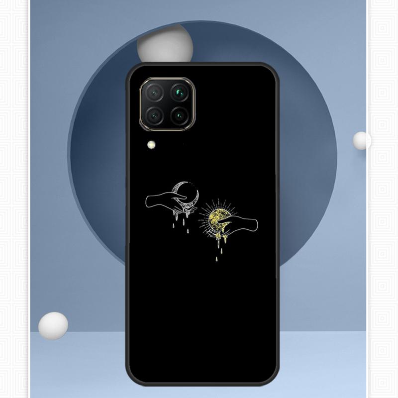 Sun Moon For Huawei Nova 12s 12i 11i 8i Y91 Y60 Y70 Y72 Y90 Y61 9 10 SE P20 P40 Lite P30 P60 Pro Case