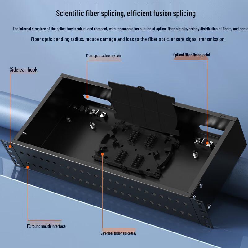 netLINK 48-Port FC Multimode Fiber Optic Distribution Frame