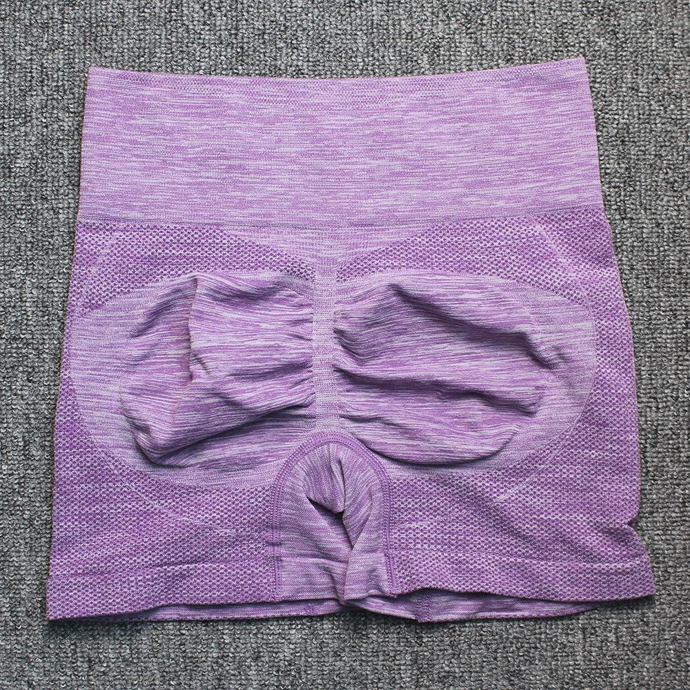 Women's High Waist Peach Butt Lift Yoga Shorts - Quick-Dry, Tummy Control, Three-Point Design