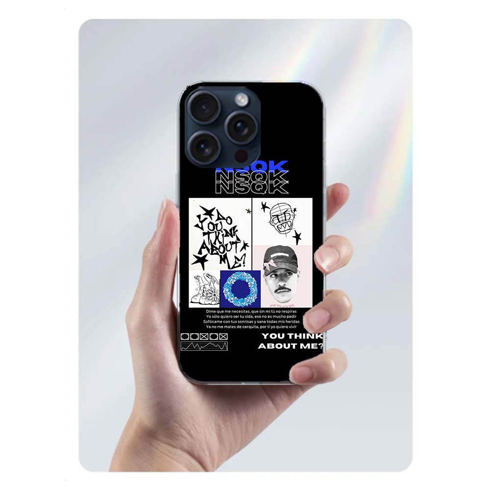 ATP Album by Nsqk Clear Phone Case For Iphone 17 Air 16 Pro Max 15 Pro 14 Plus 17E 16E 11 13 12 Mini Cover Cases Fundas Cell TPU