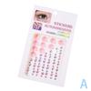 Shell Crystal Tattoo Sticker Glitter Eyeliner Eyebrow Makeup Face Diamond Temporary Tattoo Butterfly Rhinestone Eyeliner Sticker