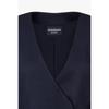 Emporio Armani Women S No Collar Hidden Button Rayon Jacket A525102513