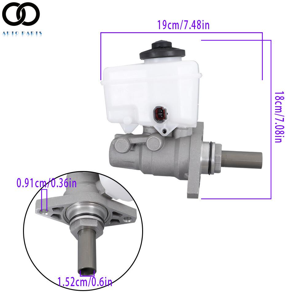 Brake Master Cylinder With Reservoir And Sensor For 2005 2006 2007 Toyota Tacoma