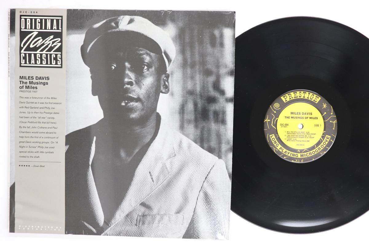 LP Record MILES DAVIS  Musings Of Miles OJC004 PRESTIGE 1982 US Obi Jazz Used