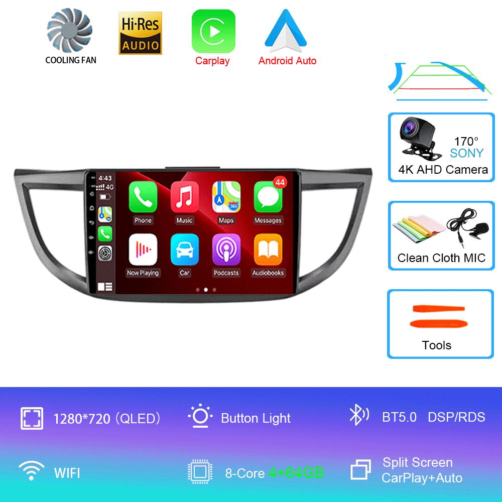 Android 14 Car Radio For Honda CRV CR-V 4 RM RE 2011 - 2018 Multimedia Video Player Navigation Stereo GPS No 2din 2 Din Dvd