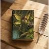 Handmade Fairy Leather Journal – Book of Shadows with Lock