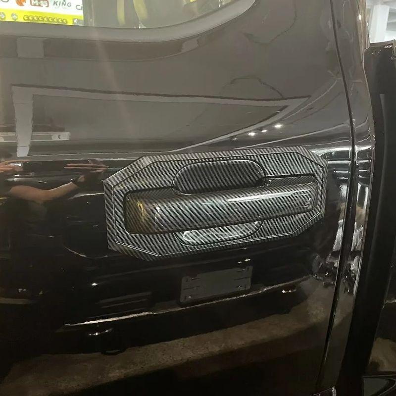 For Ford F150 F-150    2024 ABS Door Handle Cover Door Bowl Frame Trims Protective Sticker Car Styling Accessories