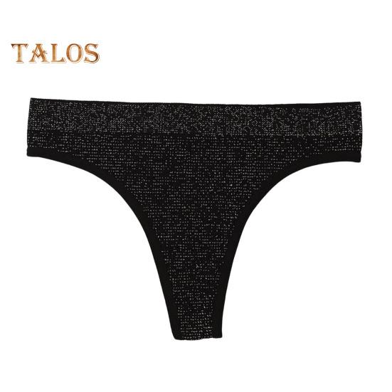 

Женские трусики бесшовные с низкой талией эластичные с хорошей воздухопроницаемостью трусы с приподнятой попоной однотонные влагоотводящие трусы для занятий спортом и работы S чёрный