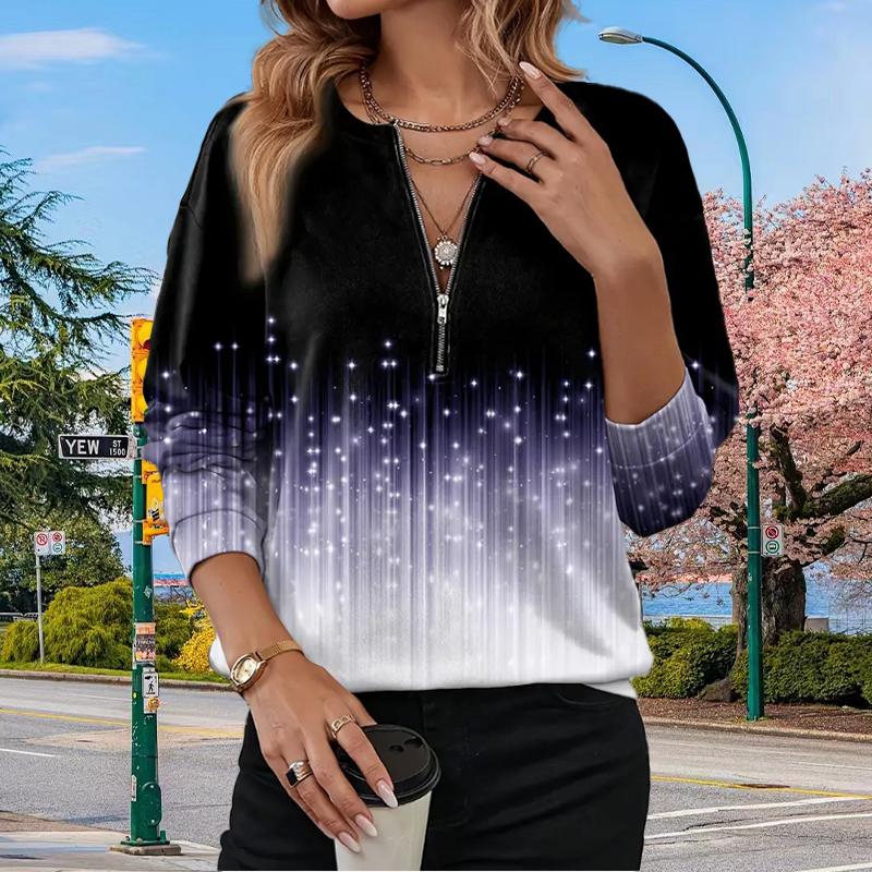 

Женские футболки с длинным рукавом с принтом на осень и Хэллоуин, свободные футболки больших размеров с V-образным вырезом, удобные блузки 8XL чёрный