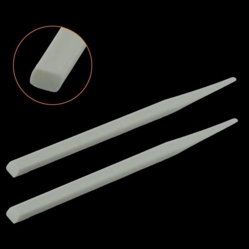 XGNG White Dental Plastic Spatulas for Impression Materials, Alginate, and Plaster Mixing Tools, 20 Pieces
