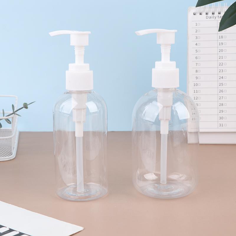 200-500 ml Tragbare Leere Pump-Spenderflaschen Zylinder Shampoo Lotion Langlebige Nachfüllbare Behälter für Flüssigseife
