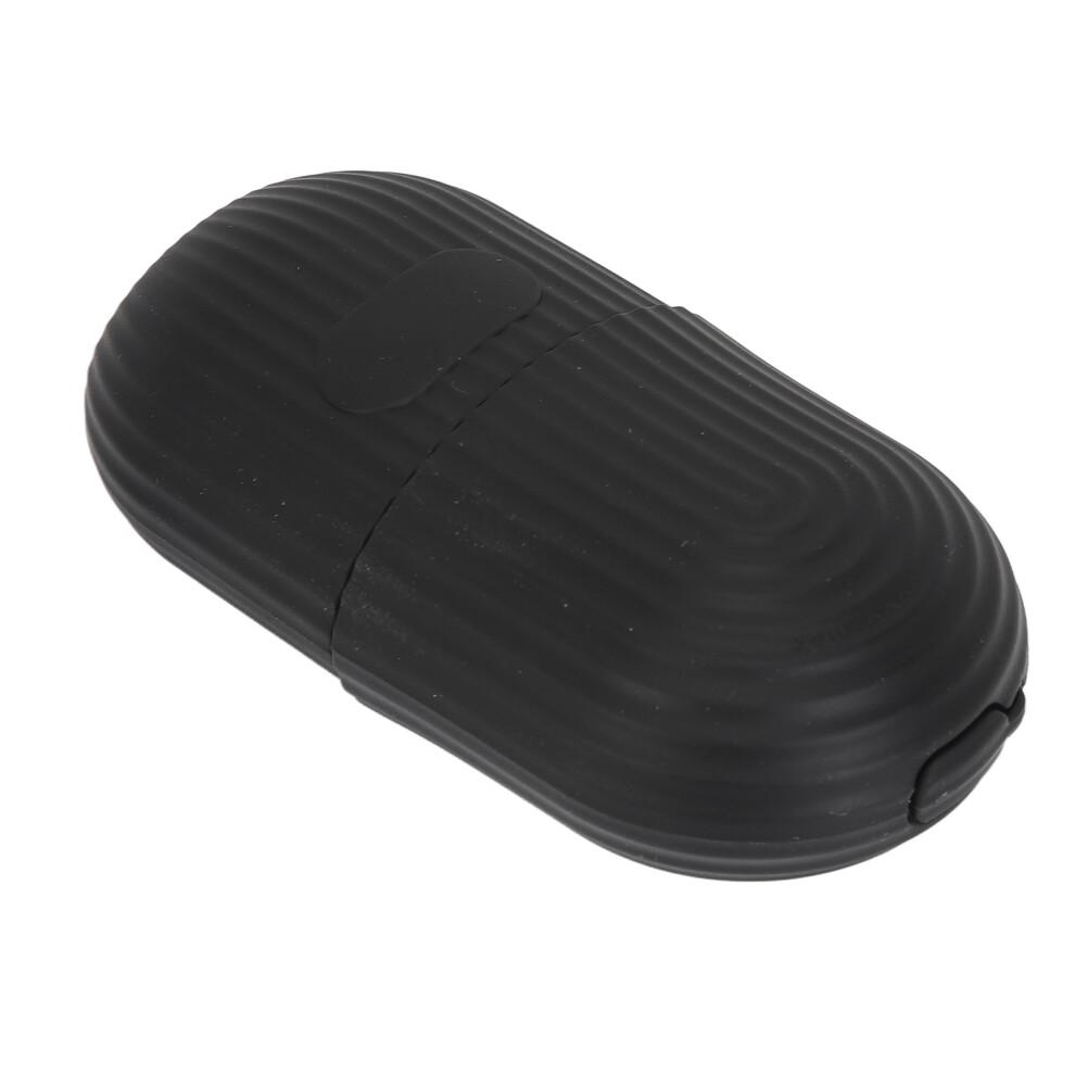 2pcs Ice Face Roller Reducing Puffiness Silicone Facial Eye Cold Roller Massage Tool for Home Black