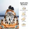 1PC Wolf Elements printed blanket, all season lightweight home office outdoor nap multifunctional blanket A8