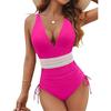 European and American New One-piece Swimsuit Women's Tight-fitting Sexy High-waisted Explosive Swimsuit Women's Bikini