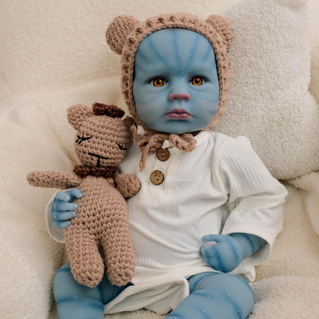 Avatar Style Silicone Baby Doll Realistic Newborn For Collectors And Gift Enthusiasts