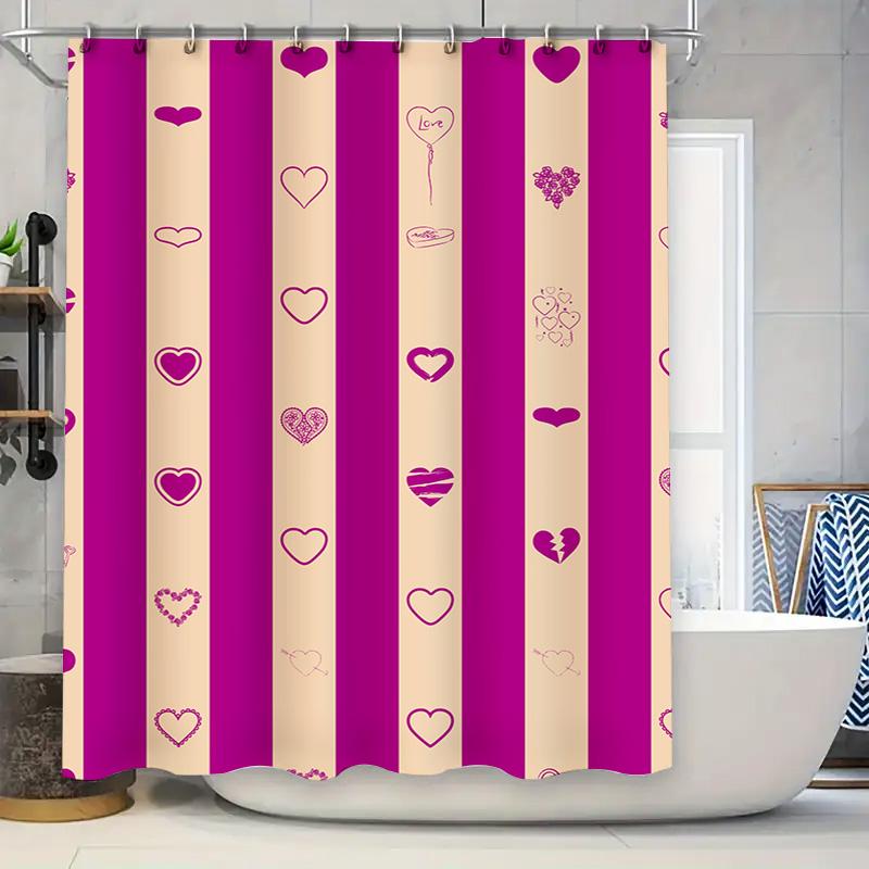 

Cherry Blossom Shower Curtain Pink Watercolor Flower Decor for Bathroom Modern Printed Fabric Bath Mat Cover Set for Home Decora 90x180cm
