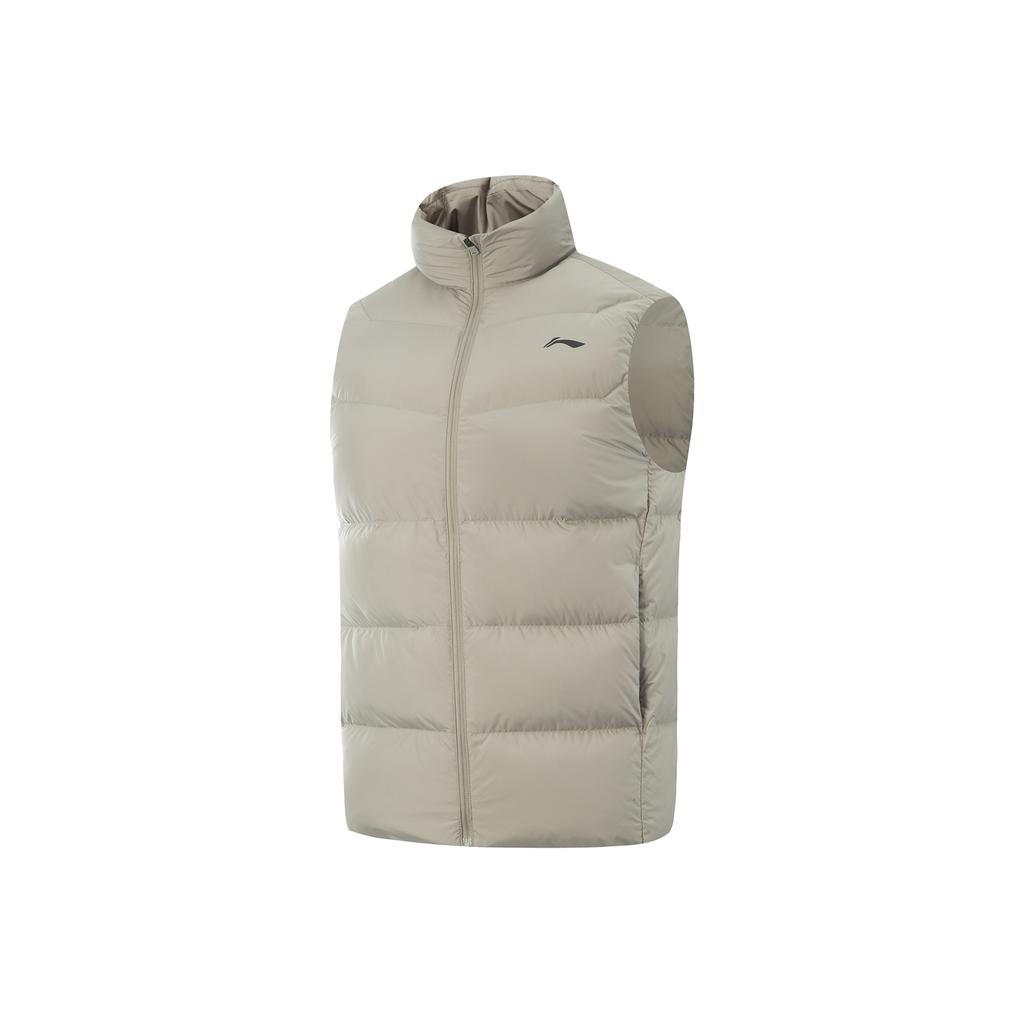 Fitness Series Stand Collar Logo Down Vest Men vests AMRV037-5