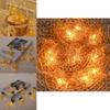 Christmas Tree Decoration Lights With Illuminated Bulb And Star For Holiday Festive Decor