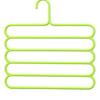 10 Pcs Creative Five-layer Multi-functional Pants Rack Plastic Non-slip Falling Pants Rack