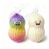 Peanut Shaped Stress Relief Toy Mesh Wrapped Squeeze Fidget for Office Classroom Home Decor Fun Gift for Adults Kids