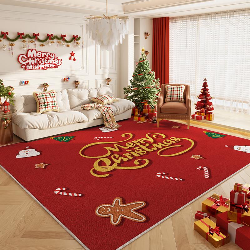 Rug Christmas Winter Seasonal Warmth Floor Mat For Living Room And Bedroom Cold Weather Home Decoration