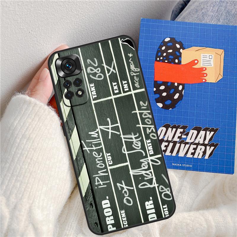 

Clapperboard Funda For Xiaomi Redmi 14C 10C 12C 13C Redmi Note 14 Pro 9 10 11 12 10S 11S 12S 13 Pro Case Redmi Note 10 Pro
