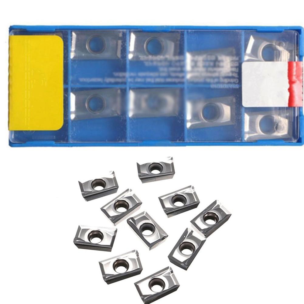 10pcs APMT1604PDER-MA3 H01 Milling Carbide Inserts Blades for Aluminum APKT1604