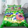 SpongeBob Bedding Set,SquarePants Duvet Cover 3D Print Quilt Cover Pillowcase king Queen Size Girl Boy Adult Birthday Gift