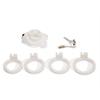 Mini Octopus Shaped Male Chastity Cage Equipped with 4‑Size Locking Rings Elastic Belt Anti Slip SM Sissy Birdcage Lock Alutdtoy