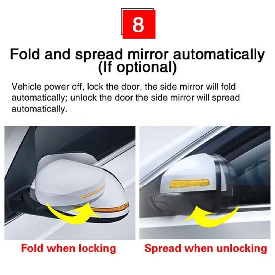 Suitable for Suzuki SX4 / S-Cross car window automatic closing rearview mirror folding car accessories modification