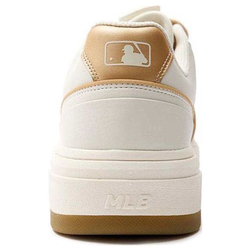 New MLB Chunky Liner Cushioning And Breathable Low top Skateboard Shoes Unisex Gold 3ASXCLB3N-43GOS