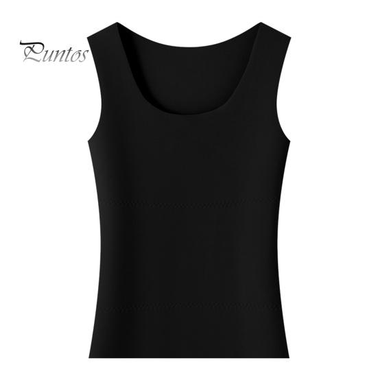 Winter Women Thermal Double-sided Velvet Vest Seamless Velvet-lined Fast Temperature Lock Heating Slim Fit Elastic Sleeveless Inner Wear Bottoming