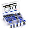 50 PCS Set of Pneumatic Connectors Quick Push Connector Tube Hose 4/6/8/10/12 Air Pneumatic Parts Connector Connector Accessorie