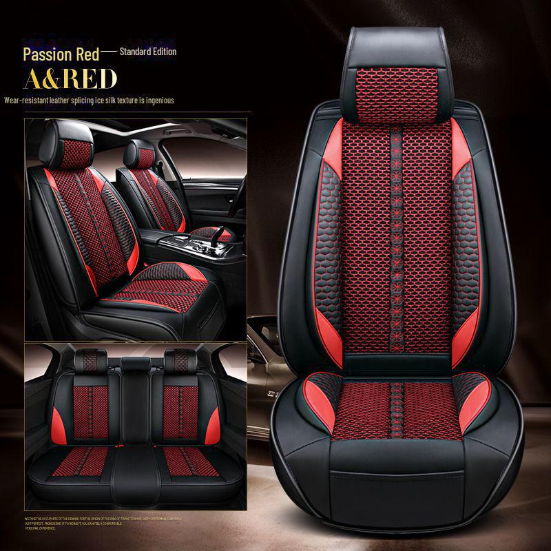 Binyue Cool 1.5T All-Season Leather Ice Silk Seat Cover, Full Package (2022 Model)