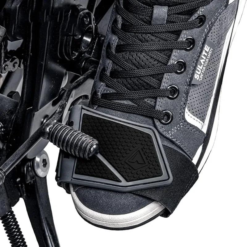 Motorbike Gear Shift Pad Riding Shoes Boot Toe Cap Protector Motorbike Anti-Slip Gear Shoes Cover Shifter Motorbike Accessories