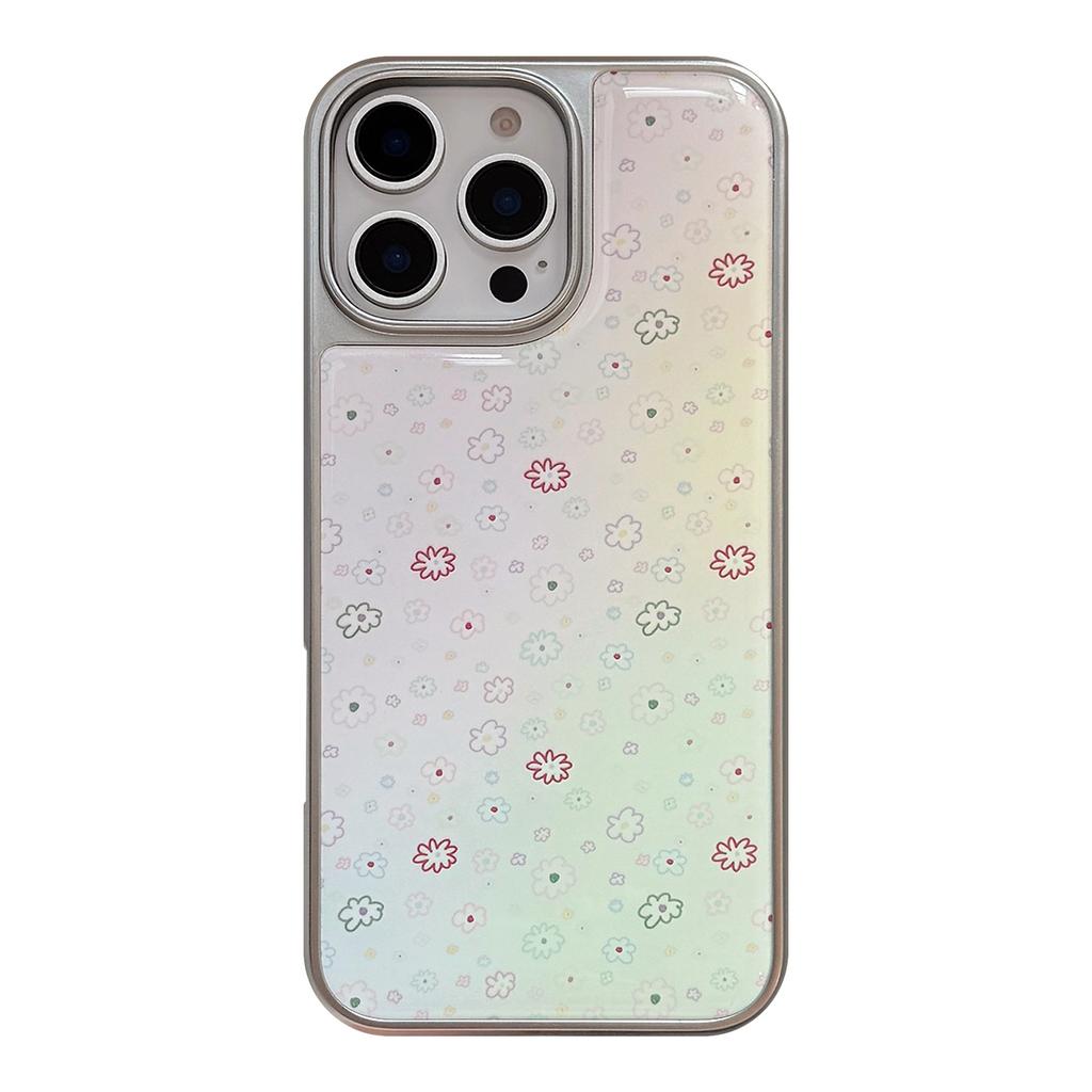 Smudge Small Flowers Suitable for 16 Apple 15pro Max Mobile Phone Case Iphone 14 Drop Glue 13 Small Fresh Huawei