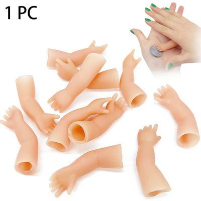 1 Stück Weiches Silikon Das Verschwinden Der Kleinen Hand Münze Magische Stütze Kinder Neuheit Erschreckende Mini Hand Kreative Finger Spielzeug
